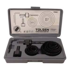 Set 11 Pcs Sierra P/madera/durlock Maletin Plastico