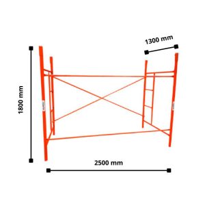 Alternative view of Andamio Reforzado Tubular 2.5 Mts