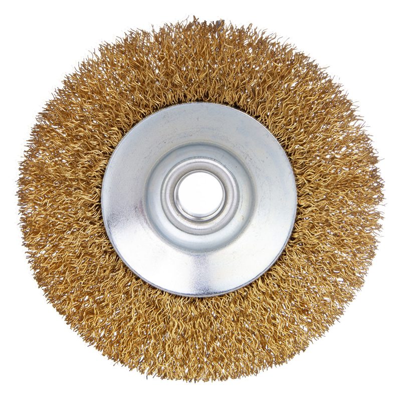 CEPILLO CONICO BRONCEADO C/TUERCA M14 100MM