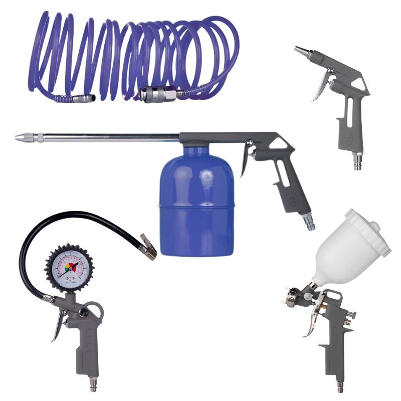 Kit 5 Piezas Para Compresor