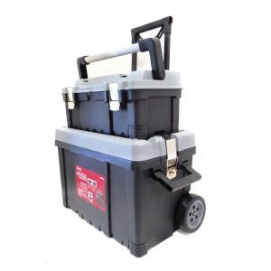 Alternative view of CARRO 26" CON CAJA PLASTICA C/CIERRE Y MANIJA MET. 22" (MJ-3095+3096)