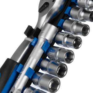 Alternative view of Set Bocallaves con Crique y Extensión 12 Piezas 1/2″ (10-24 mm) – Duroll