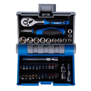 Set Bocallaves Puntas y Accesorios 38 Pzs. 1/4"