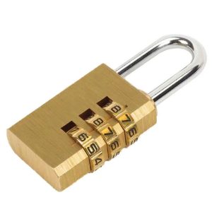 Candado 30mm Bronce Con Combinación Gloss