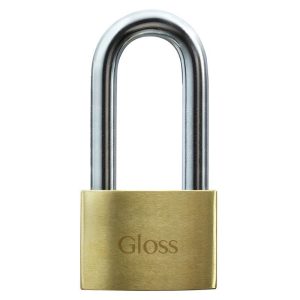 Candados Satinados Tambor Bronce Macizo Aro Largo Gloss