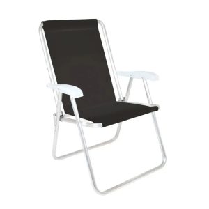 Silla Alta Conforto Sannet Aluminio Negro