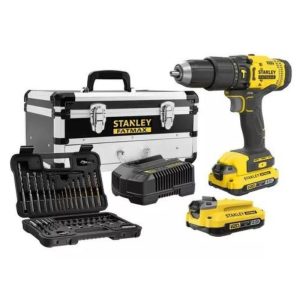 TALADRO PERCUTOR 13MM 20V + 2 BATERÍAS + MALETÍN CON ACCESORIOS