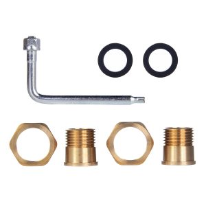 Alternative view of Bomba Presurizadora Duroll 100 Watts C/Conector Bronce Y Sensor De Flujo Incorporado - 2 Baños