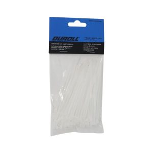 PRECINTOS DE NYLON BLANCO X 100 UNIDADES