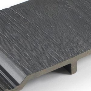 WALL PANEL FLAT WPC EXTERIOR CHARCOAL BLACK 2900 X 156 X 21MM (1.61 kg/m)